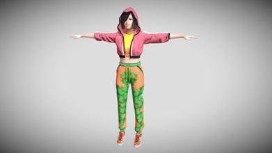 girl outfit rap - download free 3d model magicwo af0e6cd 3d print model - Mito3D