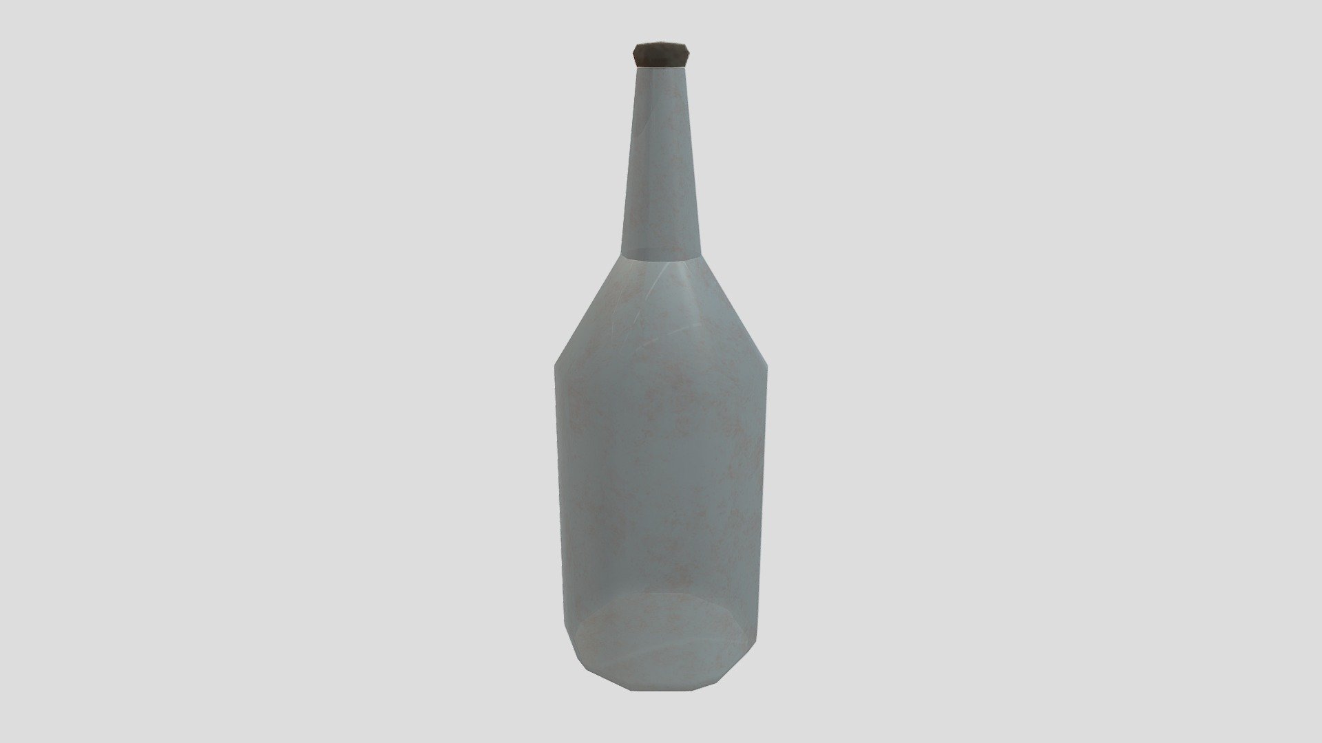 Glas Flasche poly download frei 3d Modell Lewisbaker bc9427f 3D print model - Mito3D