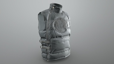 glorious gangsta bazin gillet - vest black buy royalty free 3d model vrmodelfactory 0862833 3d print model - Mito3D
