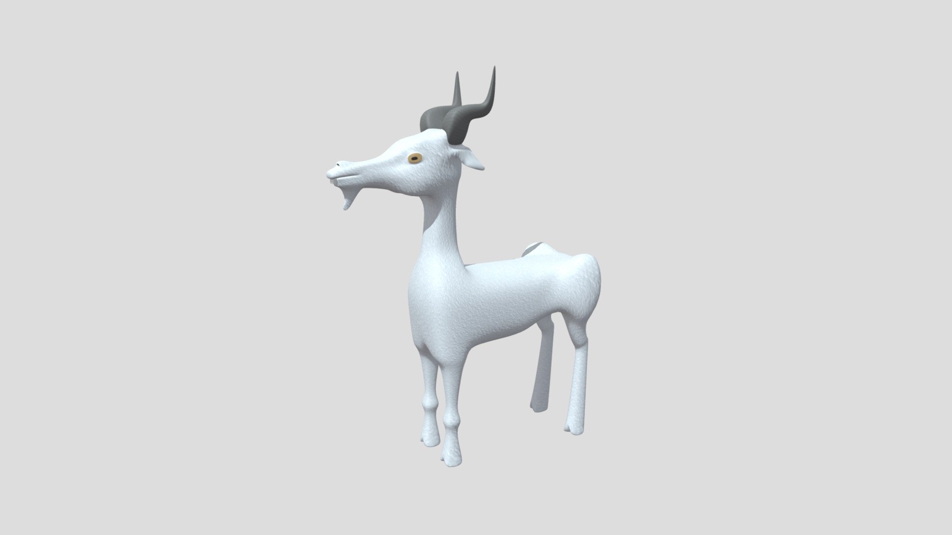 goat - buy royalty free 3d model ed+ edplus 88e76d2 3D print model - Mito3D