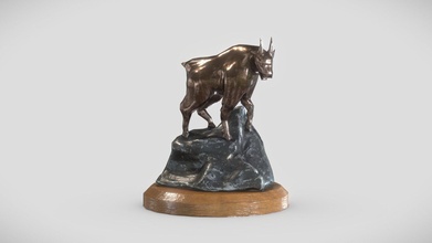 goat statue - buy royalty free 3d model cwisbg a384272 3d print model - Mito3D