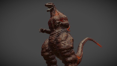 Godzilla 2020 3d model gerçek az nonreal006 dd31e87 3d print model - Mito3D