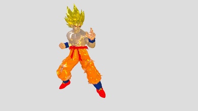 goku-smooth-fight - 3d model mohan mohan355634gh f740062 3d print model - Mito3D