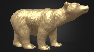 oro orso acquistare royalty gratuito 3d modello jambul agungnurani fed9838 3d print model - Mito3D