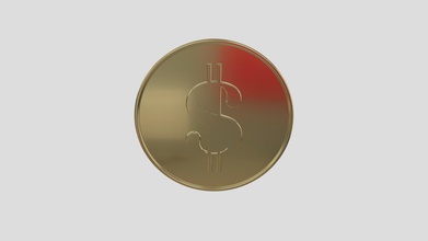 gold coin sign - download free 3d model maurogonzaleza c8a9d0d 3d print model - Mito3D
