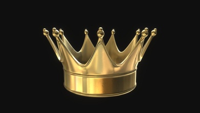 oro corona 1 acquistare royalty gratuito 3d modello francescomilanese Tesoro Regina re Principe pittore sostanze sostanza 3d print model - Mito3D
