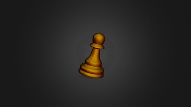 golden classic chess pawn - download free 3d model abderrahmane berrehouma manidesign213 4addd96 3d print model - Mito3D