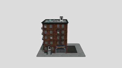 Gotham Wohnung Gebäude 1 download frei 3d Modell Architekt alshareef892007 0496461 3d print model - Mito3D