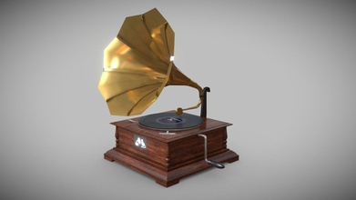 grammofono acquistare royalty gratuito 3d modello elvair lima e9dac8f 3d print model - Mito3D