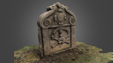 gravestone east saltoun kirk scotland - download free 3d model douglas ledingham douglasledingham a3a1b2e 3d print model - Mito3D