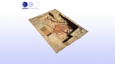 great horkesley - garden walkway 3d model oxford archaeology 053ae6b 3d print model - Mito3D