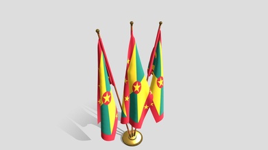 Grenada Flagge Pack Kaufen Lizenzgebühren frei 3d Modell Dragosburian 236cbd6 3d print model - Mito3D