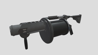 grenade launcher - download free 3d model theo nelson ef63d33 3d print model - Mito3D