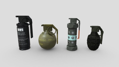 Grenade pacote Comprar realeza livre 3d modelo elvair Lima 351261b 3d print model - Mito3D