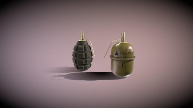 grenades 1 rgd 5 lowpoly 4k textures 3d modèle renard crépuscule 6c9d2d6 3d print model - Mito3D