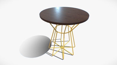 gretel table mango wood finish - buy royalty free 3d model sr surajrai18sr 68ea7d7 3d print model - Mito3D