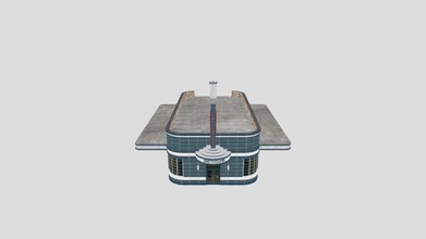 greyhound bus station blytheville arkensas usa - 3d model mntoes 0835780 3d print model - Mito3D
