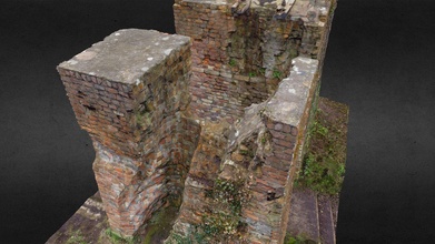 grosmont ironworks brick towers - download free 3d model land iron landofiron 1ae31d1 3d print model - Mito3D