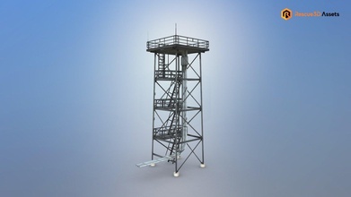 guard tower - buy royalty free 3d model rescue3d assets e0b9fe0 3d print model - Mito3D