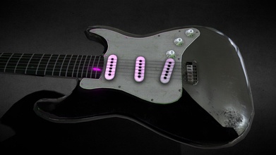 gitar 3d model mistik c0a5430 3d print model - Mito3D