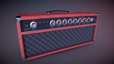 guitar amp - download free 3d model futaba blender a24bb62 3d print model - Mito3D