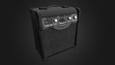 guitar amplifier - 3d model keen apryd3 d4f0001 3d print model - Mito3D