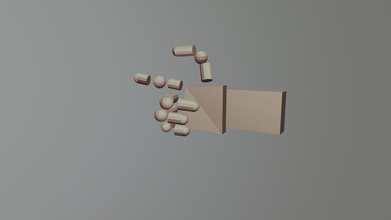 gun hand - 3d model stephenmcgregor f794a35 made google blocks animated maya probably use game asset some point 3d print model - Mito3D