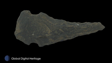 hafted knife xcb-105-3141 - download free 3d model global digital heritage globaldigitalheritage eae3c09 400 bce-100 ce xcb-105 adamagan aleut place walrus hunters head morzhovoi bay western alaska peninsula massive village multiple occupations occupied largest arctic estimated 1000 people also has limited dated 2200-1700 bce 1000-600 900-1100 artifacts presented result research conducted under grants nsf 9630072 9814086 9996372 9996415 1139266 1321411 h maschner principal investigator these were scanned either faro edge arm minolta vivid 9i processed geomagic polyworks 2-8 photos used texture wrap original digitizing work done ivl id st univ subsequent processing publication completed 3d print model - Mito3D