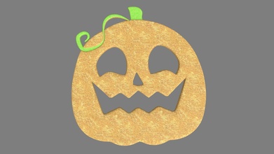 Halloween Kürbis Plätzchen 03 Kaufen Lizenzgebühren frei 3d Modell viperjr3d Lebensmittel Kuchen Kekse Plätzchen Sahne Party Zucker Süßigkeiten Schokolade Süss Bäckerei behandeln Keks Feier halloween pumpkin 3d print model - Mito3D