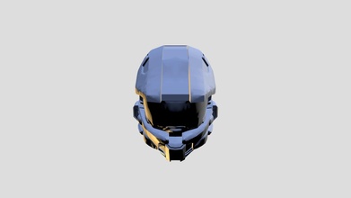 halo helmet - download free 3d model joaoroque a2223bd 3d print model - Mito3D