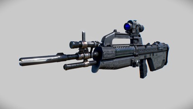 halo reach battle rifle - download free 3d model abisv cfae18e 3d print model - Mito3D