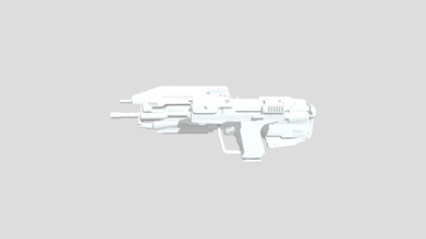 Halo armes 3d modèle chasseur dragon45 3838be4 3d print model - Mito3D