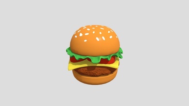 hamburguesa queso descargar gratis 3d modelo donjairo e4c90c5 3d print model - Mito3D