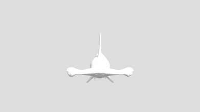hammer head shark - 3d model overlorb 1140b25 3d print model - Mito3D