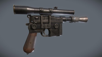 han solo's dl 44 pesante blaster pistola 3d modello jordantetzlaff 4c8b3f4 3d print model - Mito3D