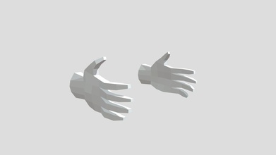 hands - 3d model sentientdragon5 f08f2c2 some low poly made blender 3d print model - Mito3D