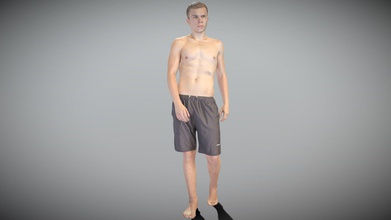 handsome sporty young man 124 - buy royalty free 3d model deep3dstudio deep3dstudio e243dbc true human size detailed model sporty handsome young man caucasian appearance model captured casual pose perfectly matching variety architectural visualizations eg beach swimming pool fashion podium etc product ready immediate use architectural visualisations further render detailed sculpting zbrush technical characteristics digital double scan model decimated model 100k triangles sufficiently clean pbr textures 8k diffuse normal specular maps non-overlapping uv map download package includes cinema 4d project file redshift shader well obj fbx files which applicable 3ds max maya unreal engine unity blender etc all textures you may find tex folder included into main archive more scans released every week 3d everything - handsome sporty young man 124 - buy royalty free 3d model deep3dstudio deep3dstudio e243dbc