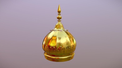 harimandir sahib gold dome - 3d model sikh museum initiative sikhmuseuminitiative 94c938e 3d print model - Mito3D