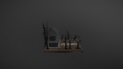 haunted house - download free 3d model chengovan b9e54be 3d print model - Mito3D