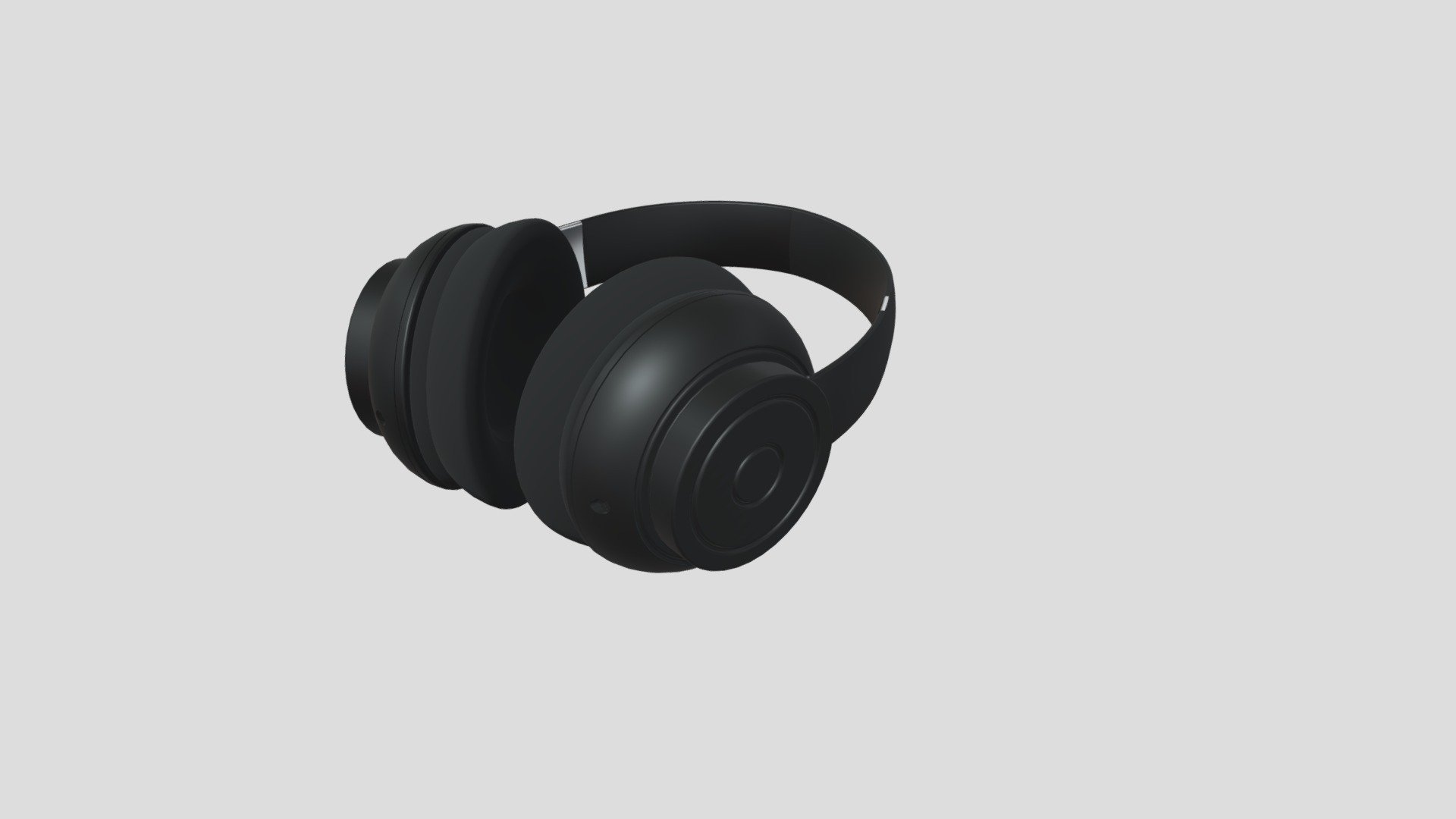 headphones - download free 3d model cristianricon 0d6f732 black based real physic 3D print model - Mito3D