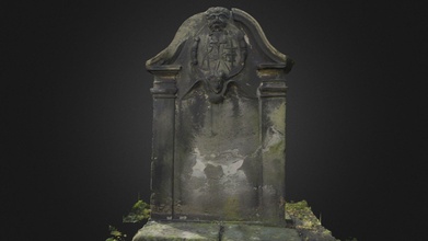 pierre tombale vert homme Nord respect cimetière 3d modèle lesleyjohnston 219796b 3d print model - Mito3D