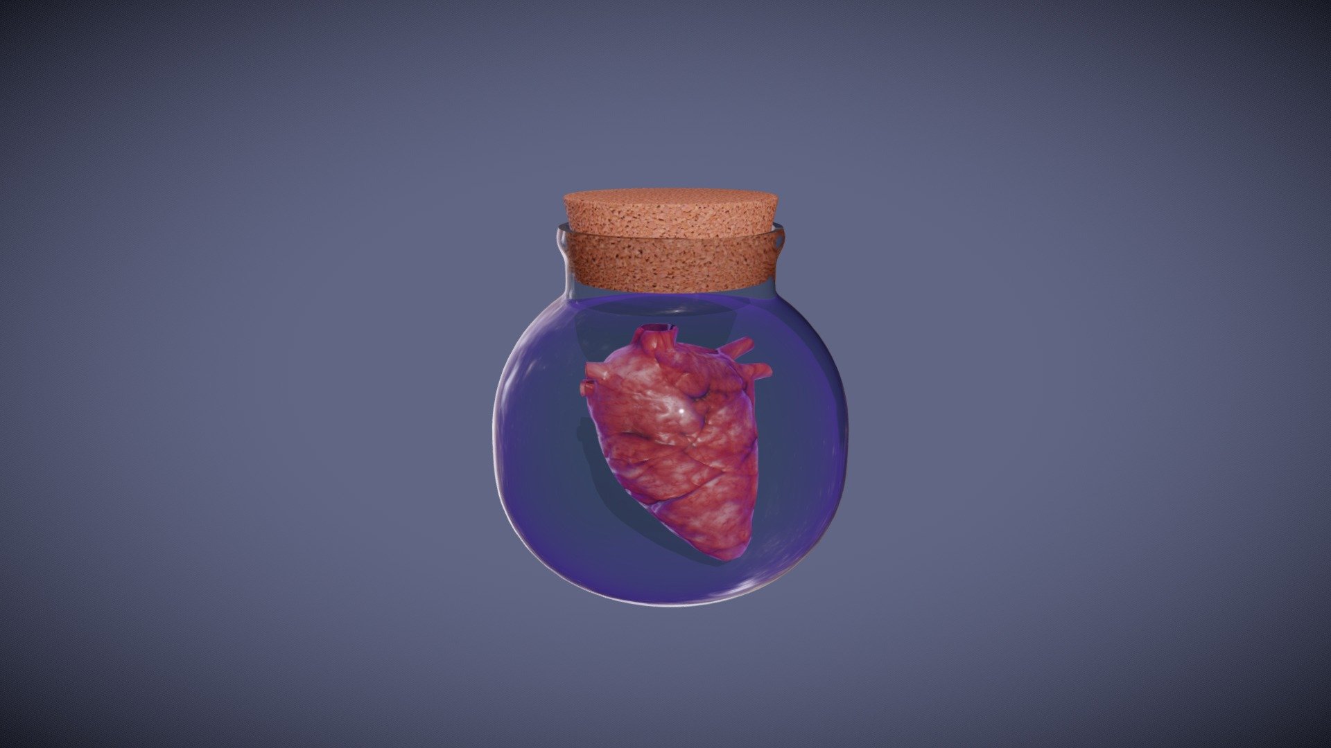 heart jar - download free 3d model charlierodway 190f54e 3D print model - Mito3D