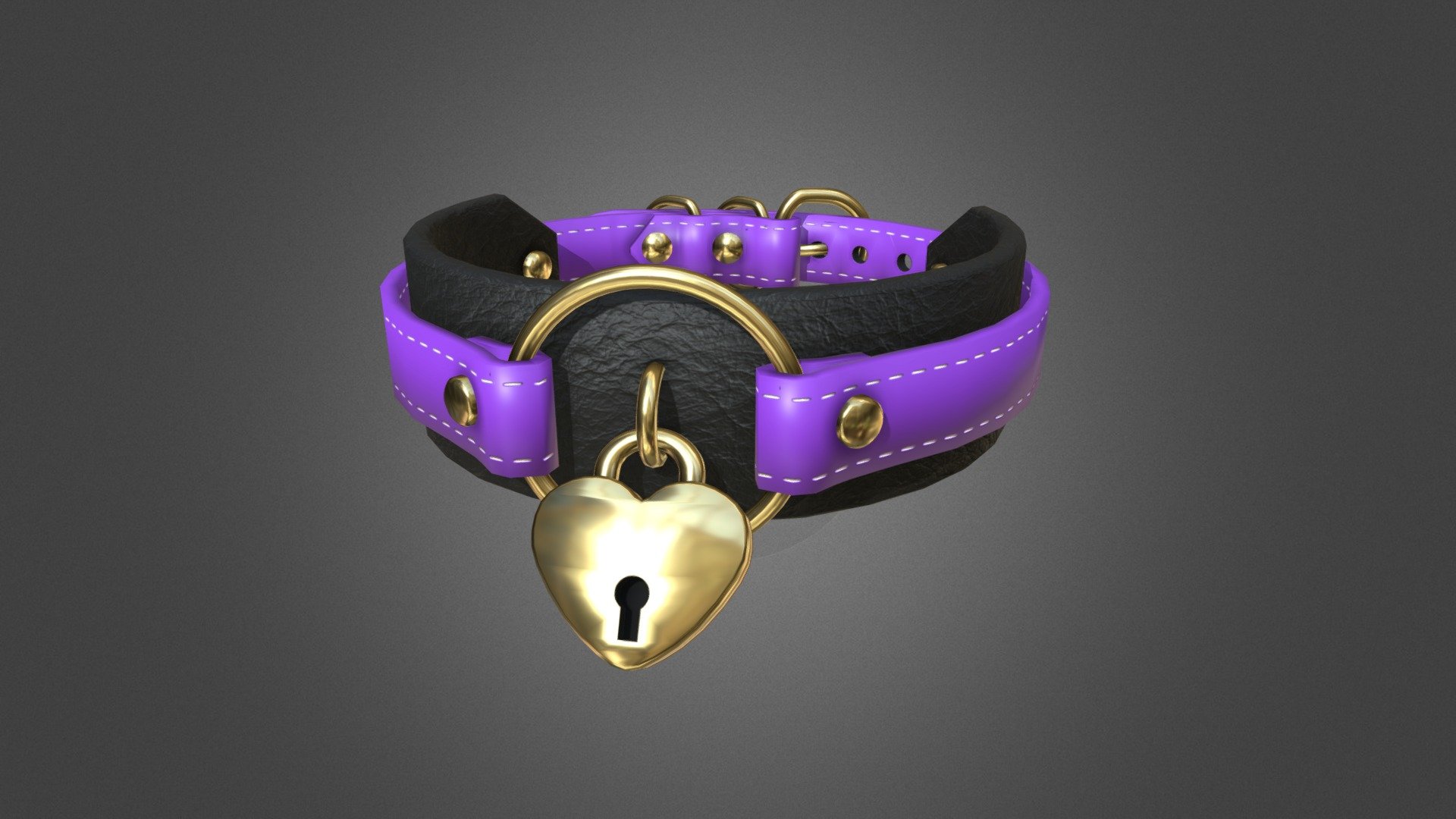heart locket collar - 3d model ska skadi b95c6c4 3D print model - Mito3D