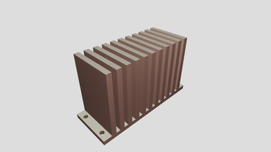 heat sink - download free 3d model ansyslearn 0a5a52e 3d print model - Mito3D