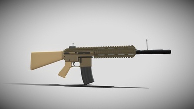 intrometido Koch hk416 assalto rifle livre modelo baixar 3d solto yourlocallooser 3b58ebd 3d print model - Mito3D