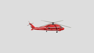 helicopter - buy royalty free 3d model xrloft a9b0fc0 3d print model - Mito3D