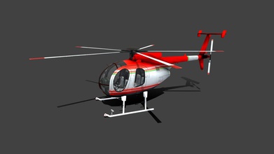 hélicoptère low-poly - acheter des redevances gratuit modèle 3d max3dd 091295b créé 3ds max textures format png 1024x1024 2048x2048 4096x4096 total 3 diffuse 2 normal maps 3d print model - Mito3D