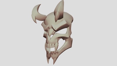 hellfire reaper mask - download free 3d model vyacheslav vedunovs bc45305 3d print model - Mito3D