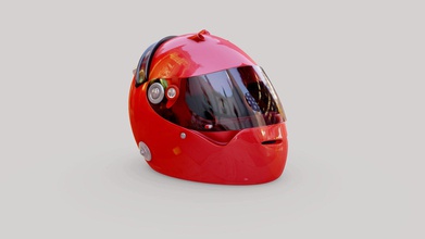 helmet - buy royalty free 3d model giimann 08097c8 racing 3d print model - Mito3D