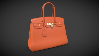 Hermes Birkin sırt çantası 3d model 3dmonk 41eb13b 3d print model - Mito3D